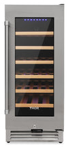 Refroidisseur à vin encastré ou amovible Thor Kitchen de 33 bouteilles - TWC1501-SS