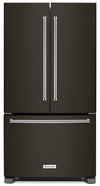 Réfrigérateur KitchenAid de 20 pi3 à portes françaises avec distributeur interne -