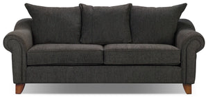 Sofa Reese en chenille - gris foncé