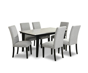 Ensemble de salle à manger Verona 7 pièces avec table rectangulaire