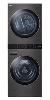 Tour de lavage WashTowerMC de LG avec laveuse de 5,2 pi3 et sécheuse de 7,4 pi3 - WKEX200HBA