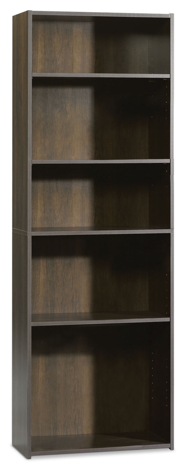 Boston 5-Shelf Bookcase - Country style Bookcase in Dark Brown