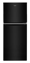 Réfrigérateur Whirlpool de 11,6 pi³ et de 24 po à congélateur supérieur - noir - WRT312CZJB