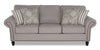 Sofa Wynn en chenille - gris