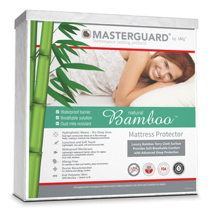 Protège-matelas Natural BambooMC de MasterguardMD pour très grand lit californien