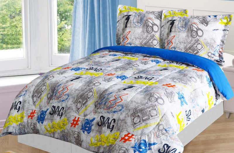 Swag 2-Piece Twin Comforter Set - Multi Coloured Comforter Set