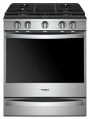 Cuisinière à gaz intelligente Whirlpool de 5,8 pi³ avec friture à air et technologie AquaLiftMD - acier inoxydable résistant aux traces de doigts - WEG750H0HZ