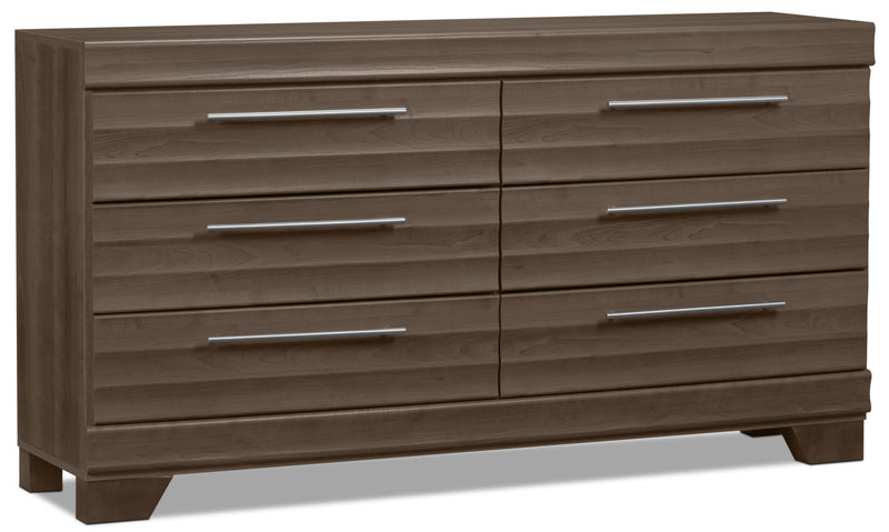 Olivia Dresser - Grey - Modern style Dresser in Grey Engineered Wood and Laminate Veneers