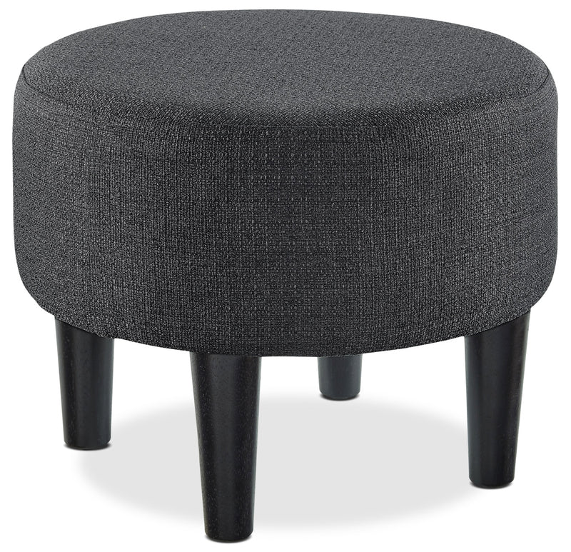 Miami Ottoman - Contemporary style Ottoman in Beige Wood and Polyester
