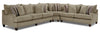 Sofa sectionnel Putty 3 pièces en chenille - beige
